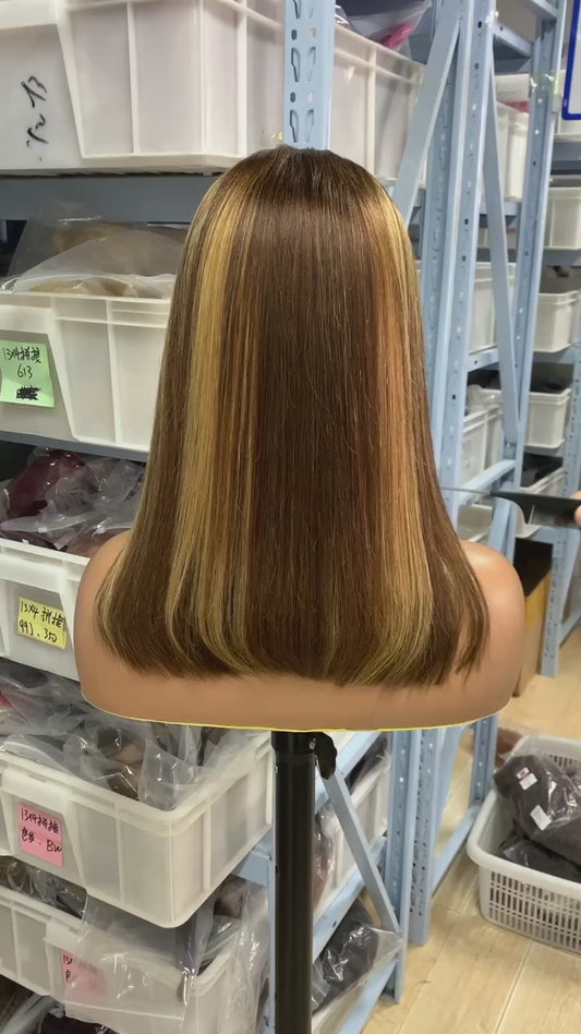 frontal high light bob 12inch same as video