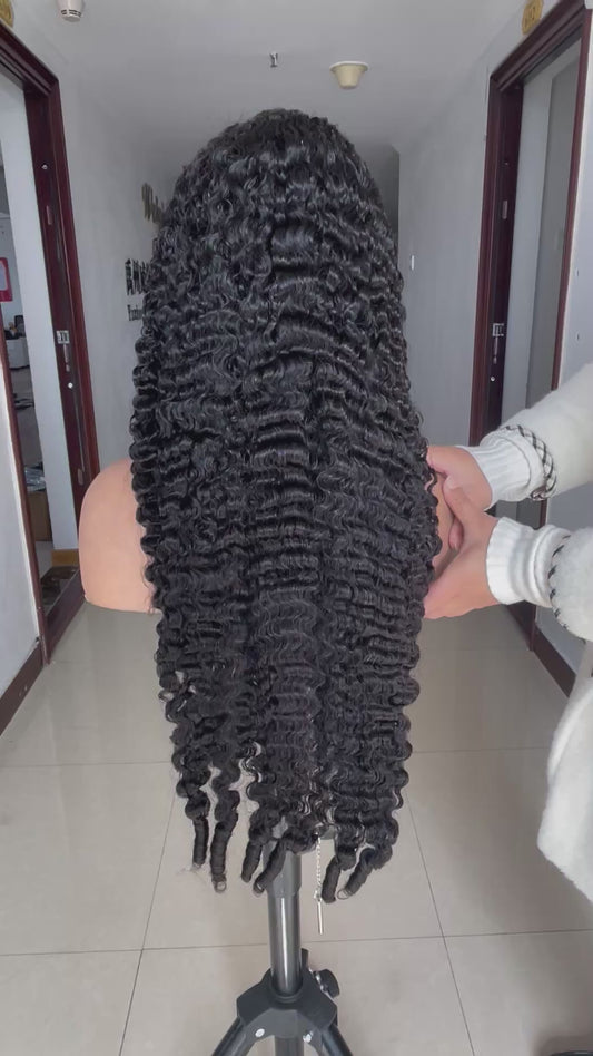 13X4 32inch Burmese curly 210 density
